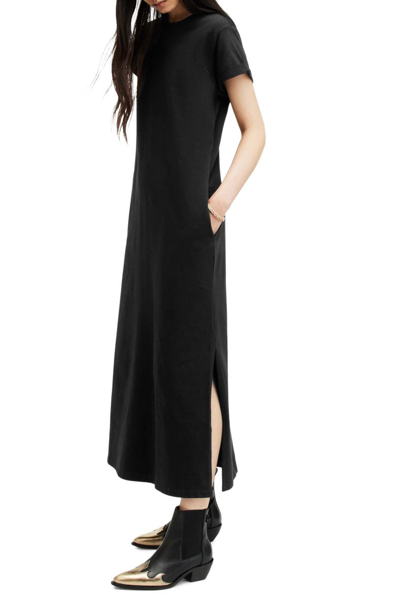 AllSaints Anna T-Shirt Maxi Dress, Alternate, color, 
