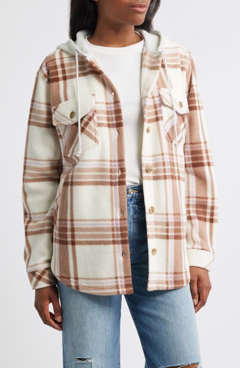 Hooded Fleece Shacket