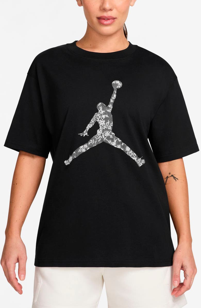 Jordan MPV Cotton Graphic T-Shirt, Main, color, Black/ White