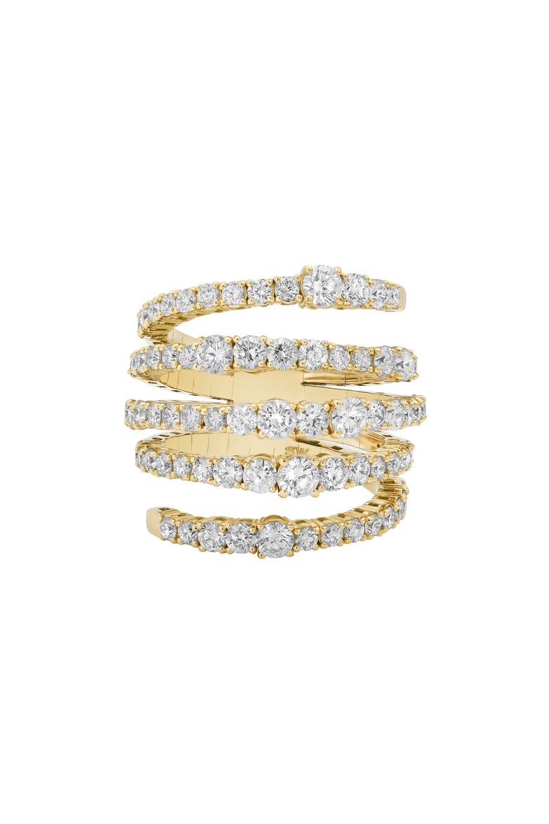 Flexion 18k Gold Diamond Ring, Main, color, 18K YELLOW GOLD