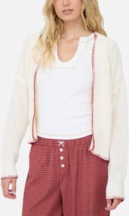 J.O.A. American Flag Cardigan