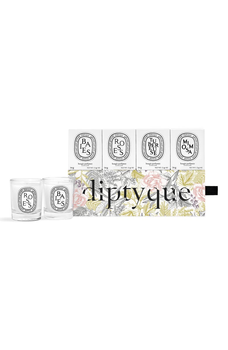 Diptyque 4-Piece Candle Gift Set $152 Value, Alternate, color,