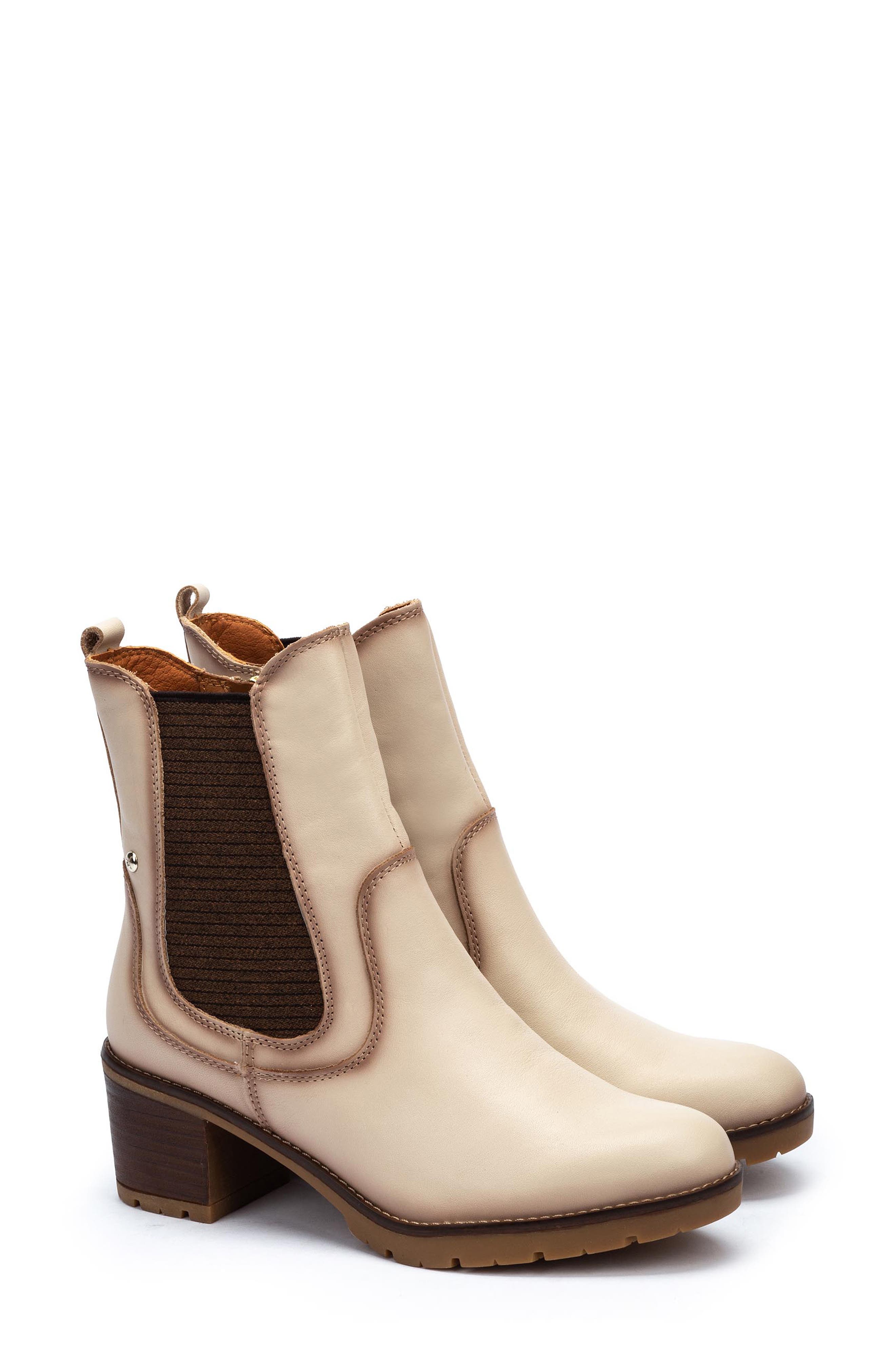 Lanes Leather Boot, Main, color, MARFIL