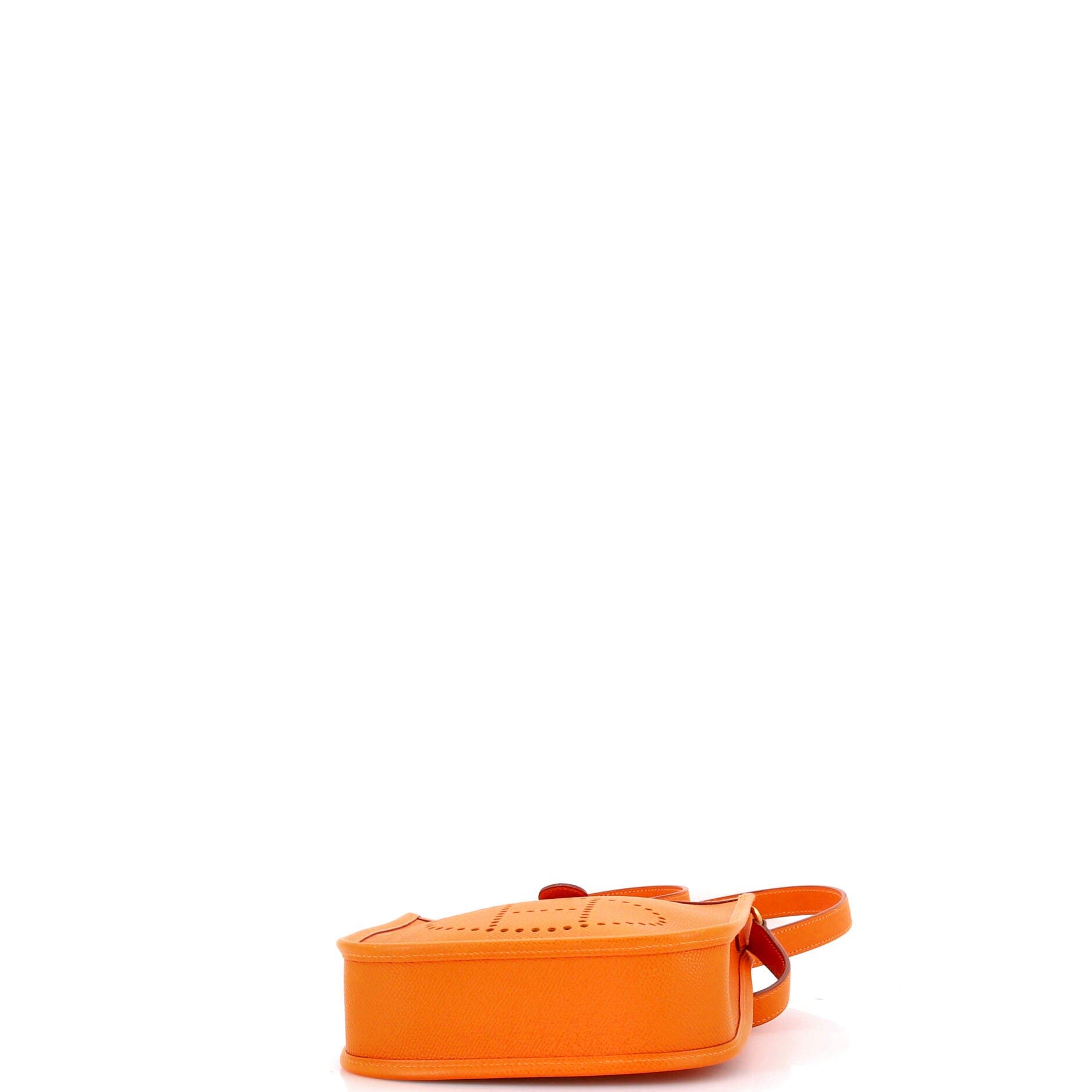 Pre-Owned Hermes Long Strap Evelyne Bag Epsom TPM, Alternate, color, Orange H
