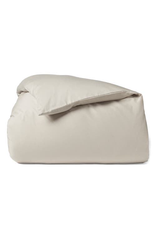 Coyuchi Cloud Soft Organic Cotton Sateen Duvet Cover In Neutral