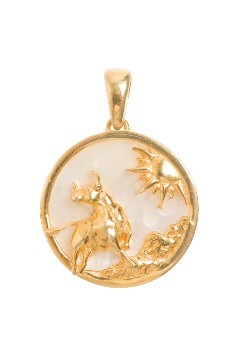 Zodiac Pendant, Main, color, Taurus