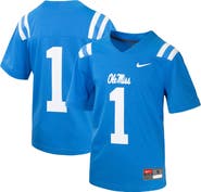 Nike Youth Nike #1 Powder Blue Ole Miss Rebels Untouchable Football Jersey