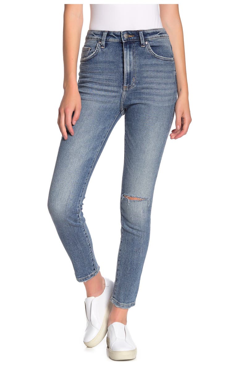 Lee High Waisted Skinny Jeans, Main, color, 