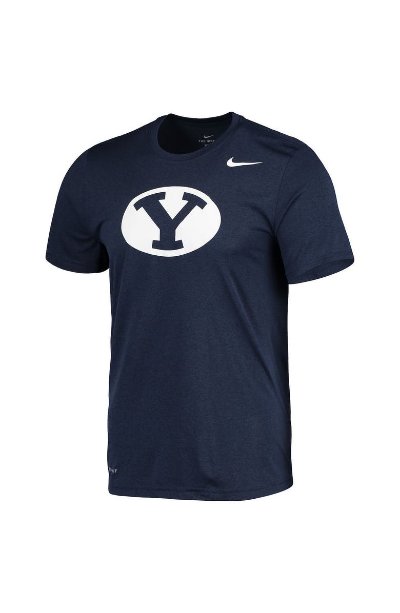 Nike Men's Nike Navy BYU Cougars School Logo Legend Performance T-Shirt, Alternate, color,