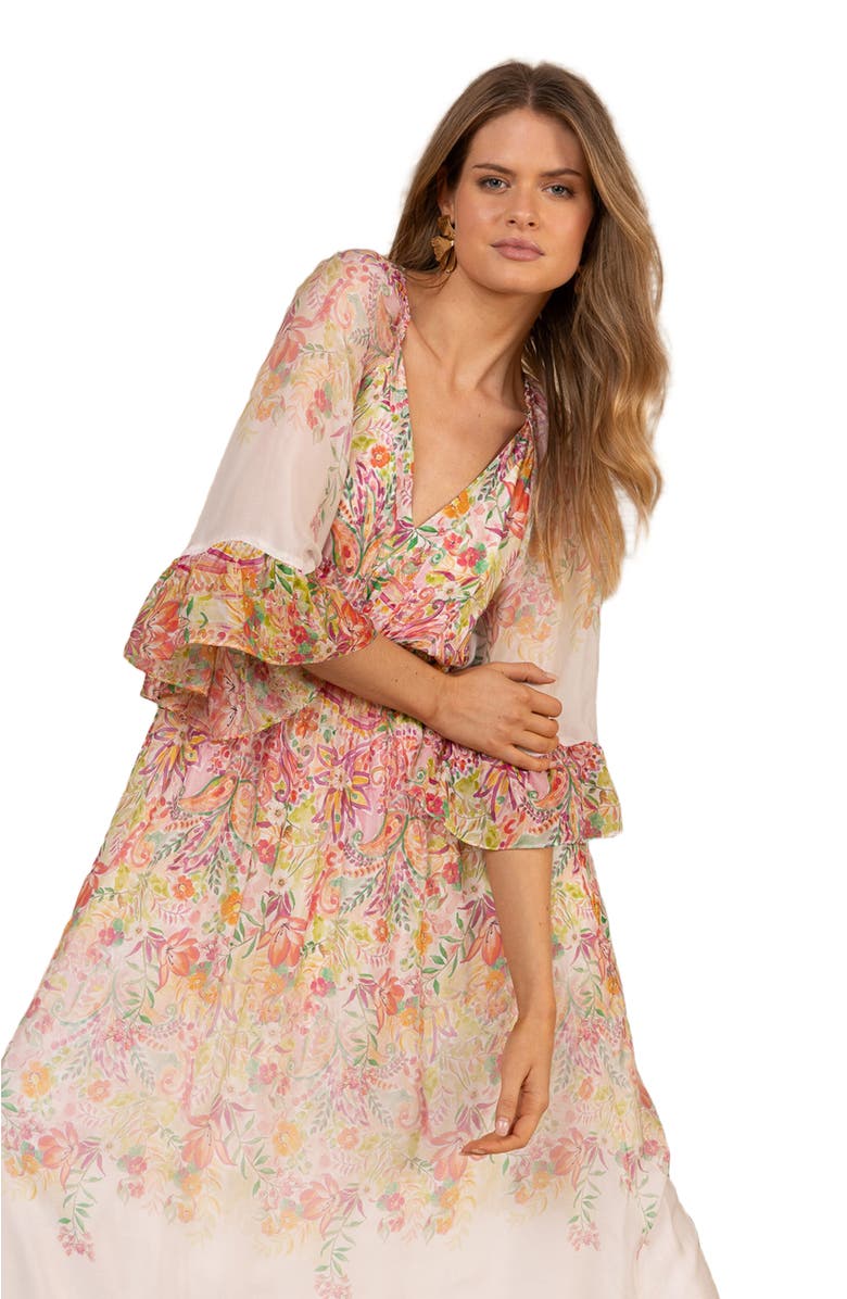 chinese dress ladies Ayla Chiffon Maxi Dress