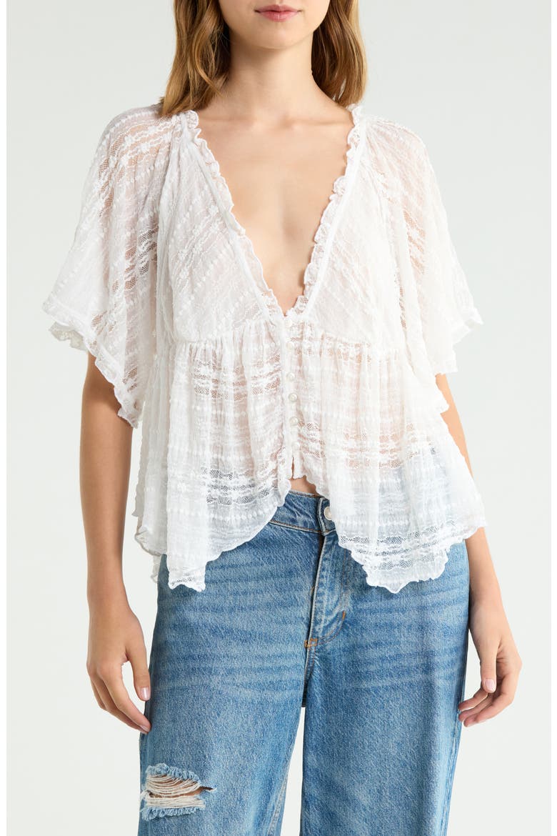 In Your Dreams Lace Top, Main, color, CLEAN IVORY