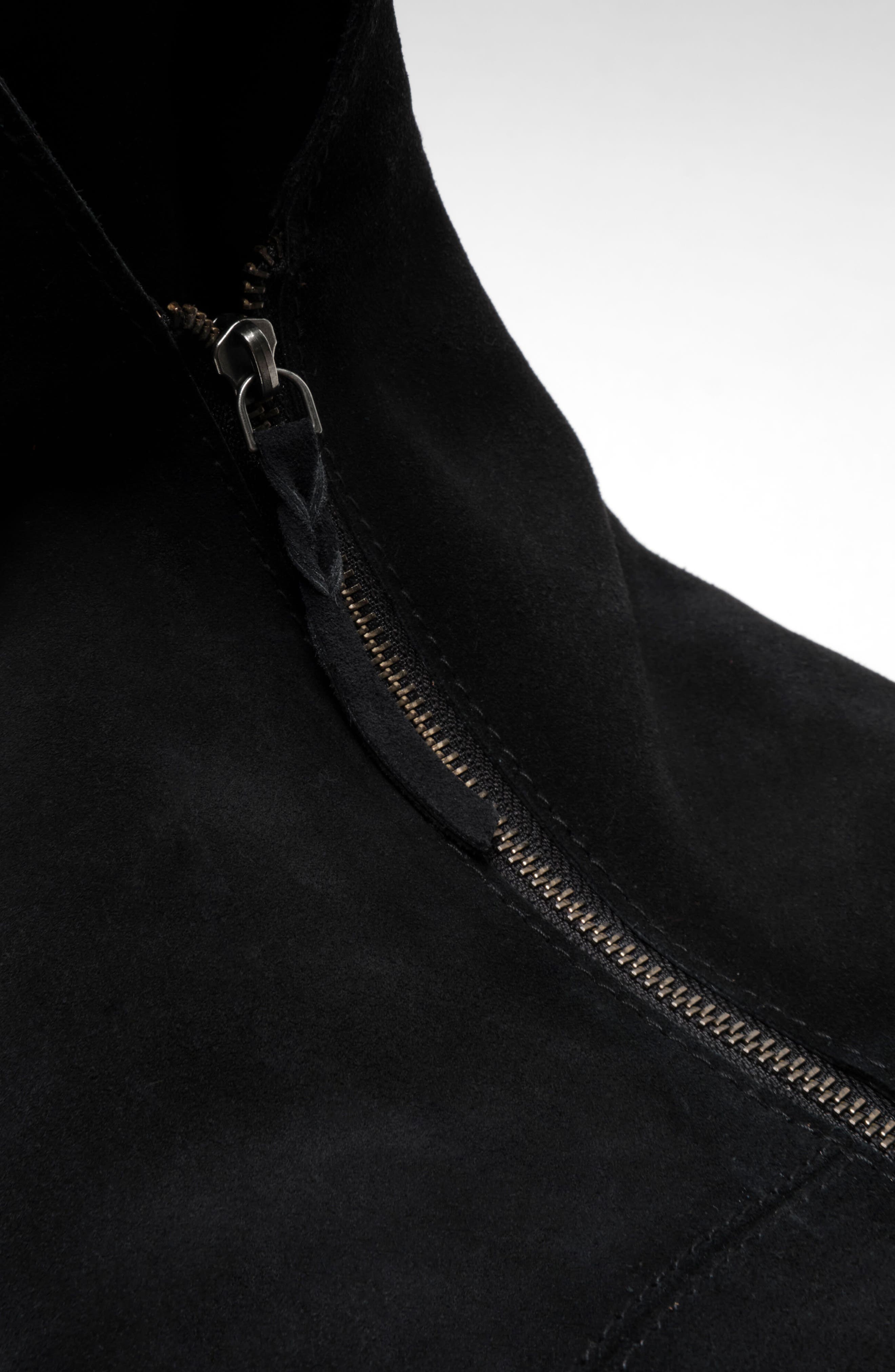 We the Free Roma Suede Tote Bag, Alternate, color, BLACK