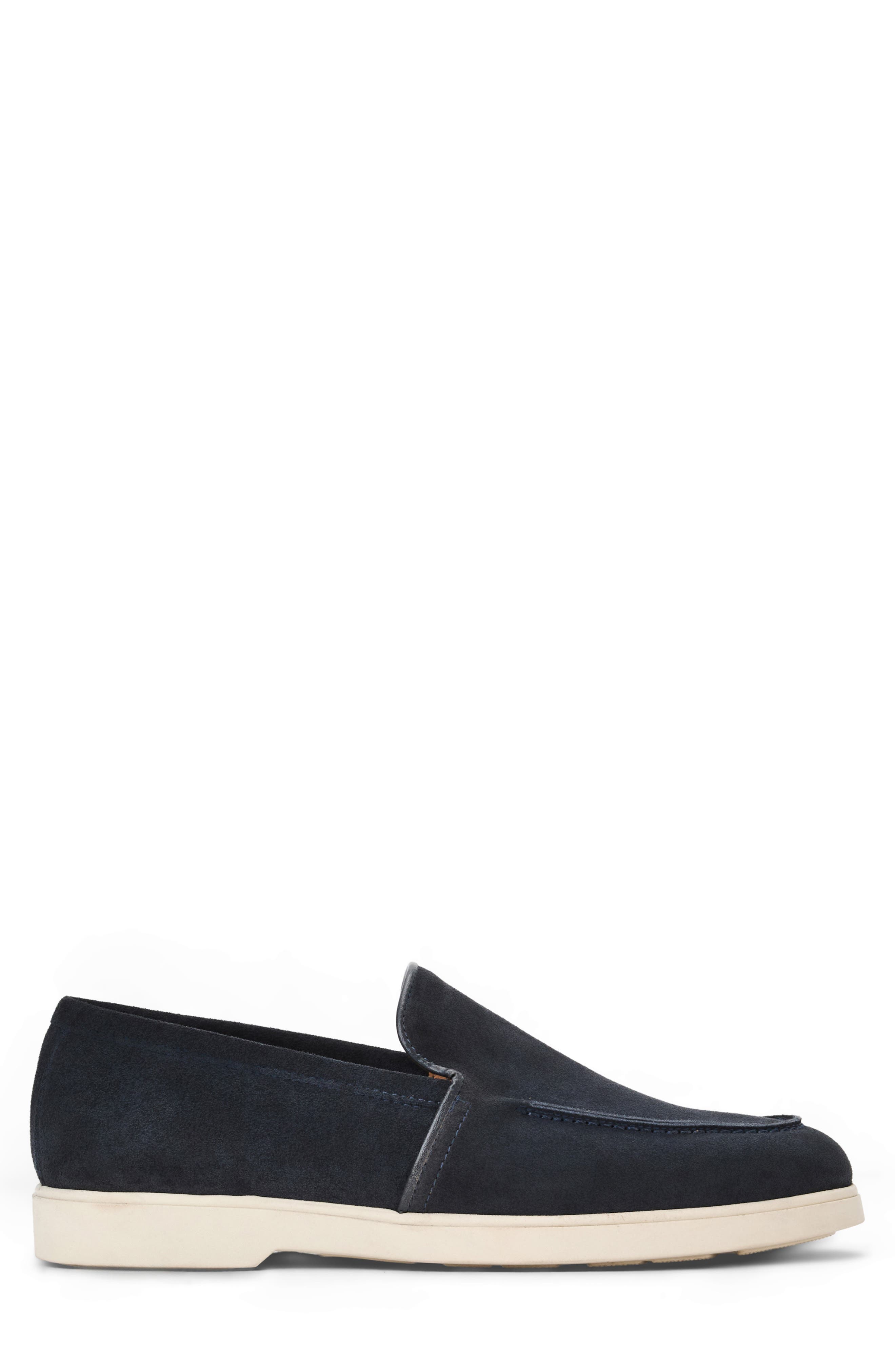 Etna Suede Loafer, Alternate, color, NAVY SUEDE