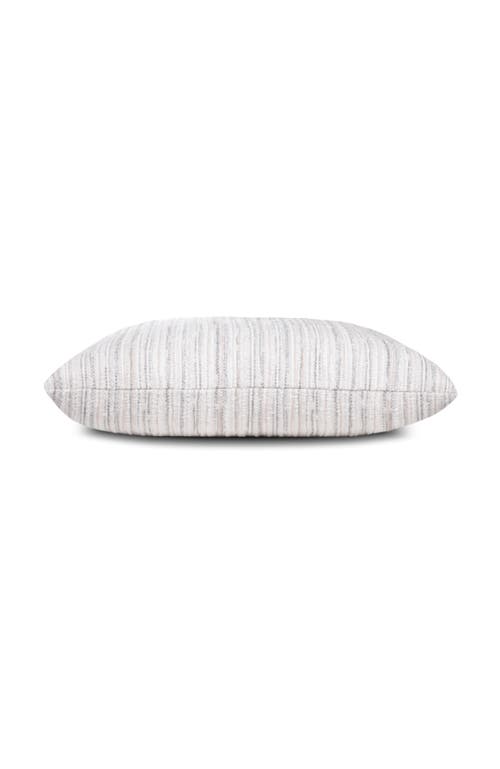 Elaine Smith Luxe Stripe Chenille & Boucle Textured Indoor & Outdoor Woven Accent Pillow