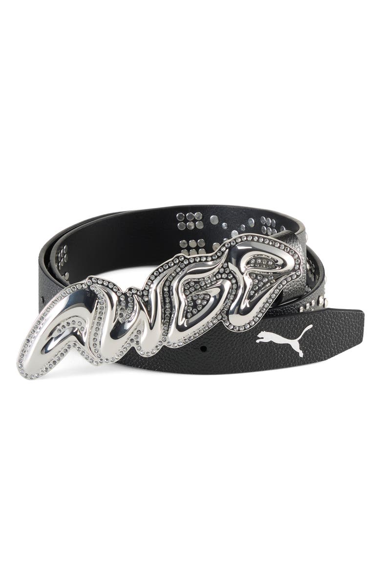 PUMA x A$AP Rocky AWGE Crystal Embellished Belt, Main, color, 