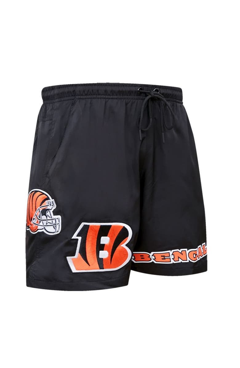PRO STANDARD Men's Pro Standard Black Cincinnati Bengals Woven Shorts, Alternate, color, Black