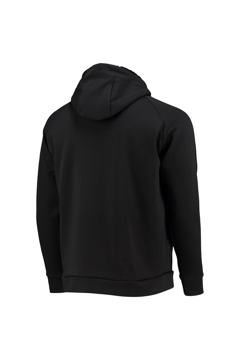 Men's Dunbrooke Black Carolina Panthers Shag Tri-Blend Full-Zip Raglan Hoodie, Alternate, color, Black