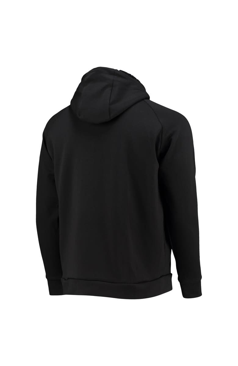 DUNBROOKE Men's Dunbrooke Black Carolina Panthers Shag Tri-Blend Full-Zip Raglan Hoodie, Alternate, color,
