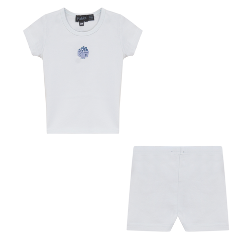 Berry Box Blueberry Puff Graphic Top and Shorts Set