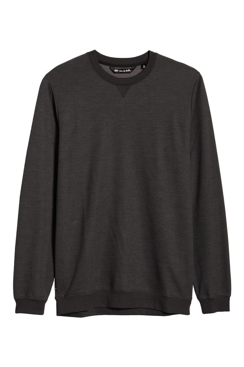 Carlin Pullover, Alternate, color, BLACK / GREY PINSTRIPE