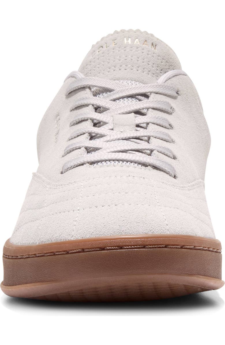 Cole Haan Grand Crosscourt Turfline Sneaker, Alternate, color, Oyster Mushroom Suede/ Green