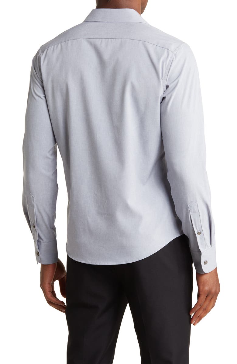 TOM BAINE Solid Performance Long Sleeve Button-Up Shirt, Alternate, color,