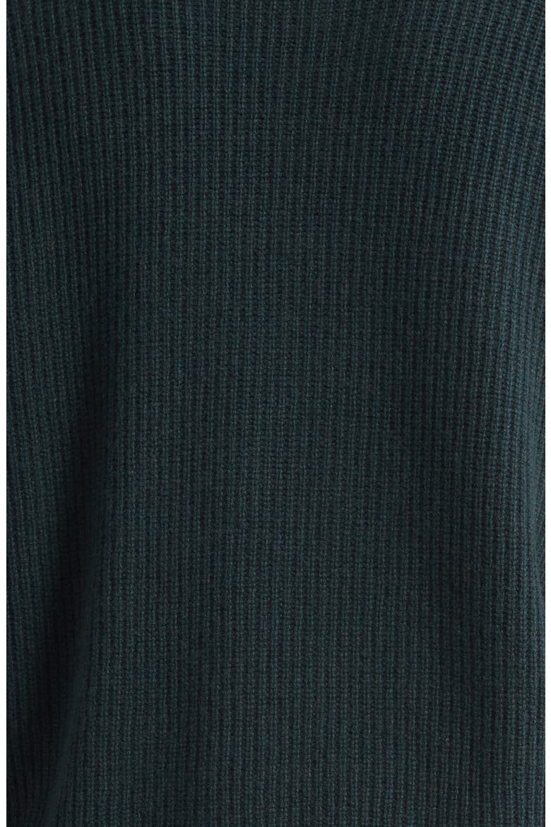 Mallam Recycled Cashmere & Merino Wool Zip Cardigan, Alternate, color, DOUGLAS FIR