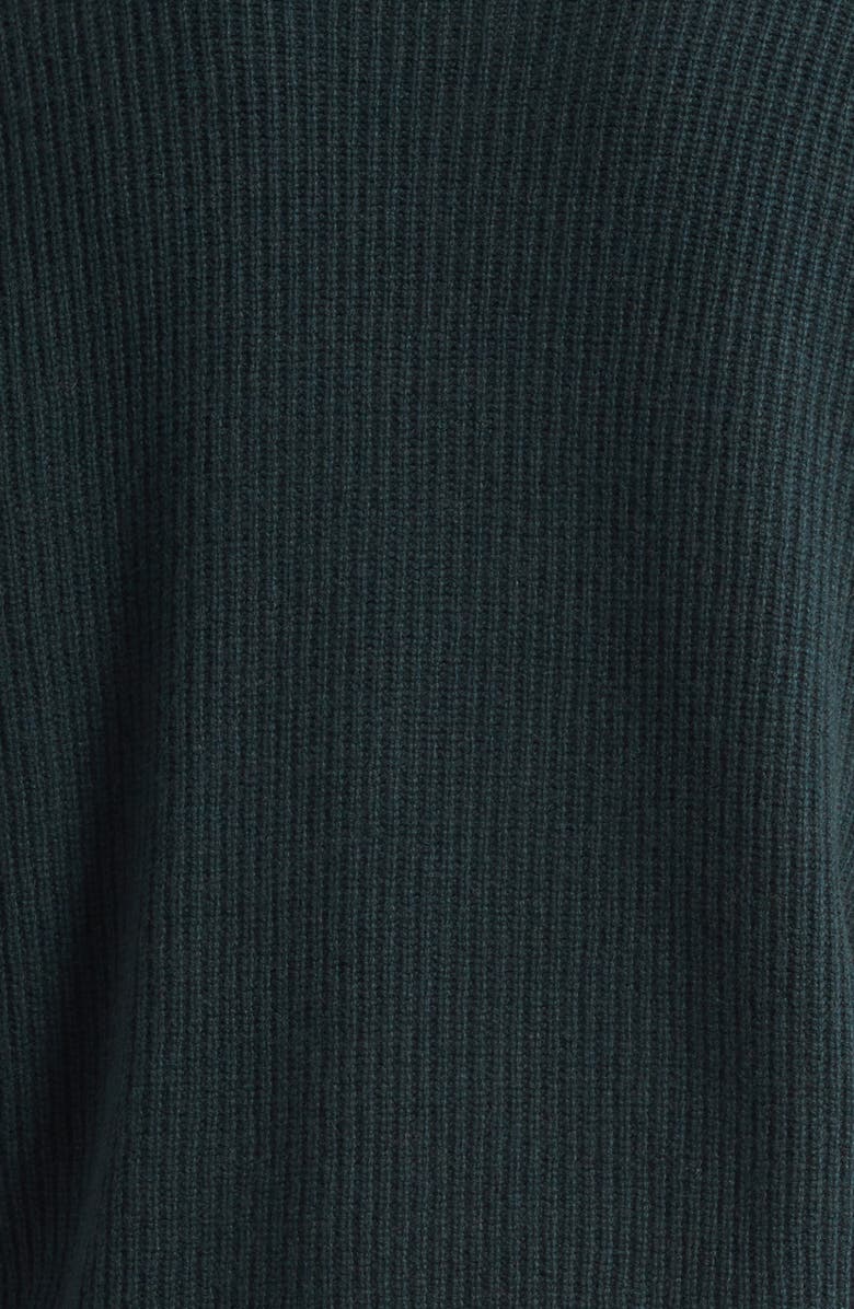 John Smedley Mallam Recycled Cashmere & Merino Wool Zip Cardigan, Alternate, color, Douglas Fir