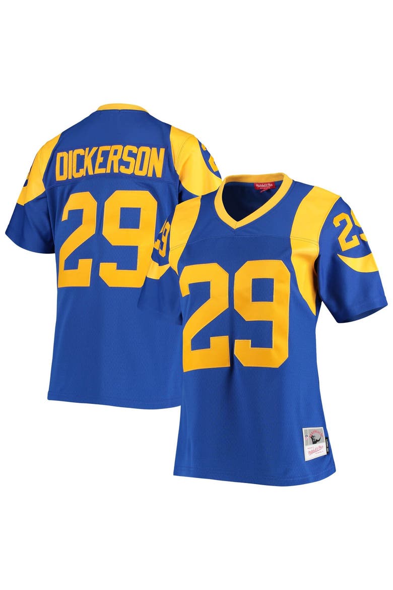 Women's Mitchell & Ness Eric Dickerson Royal Los Angeles Rams Legacy Replica Team Jersey, Main, color, Royal