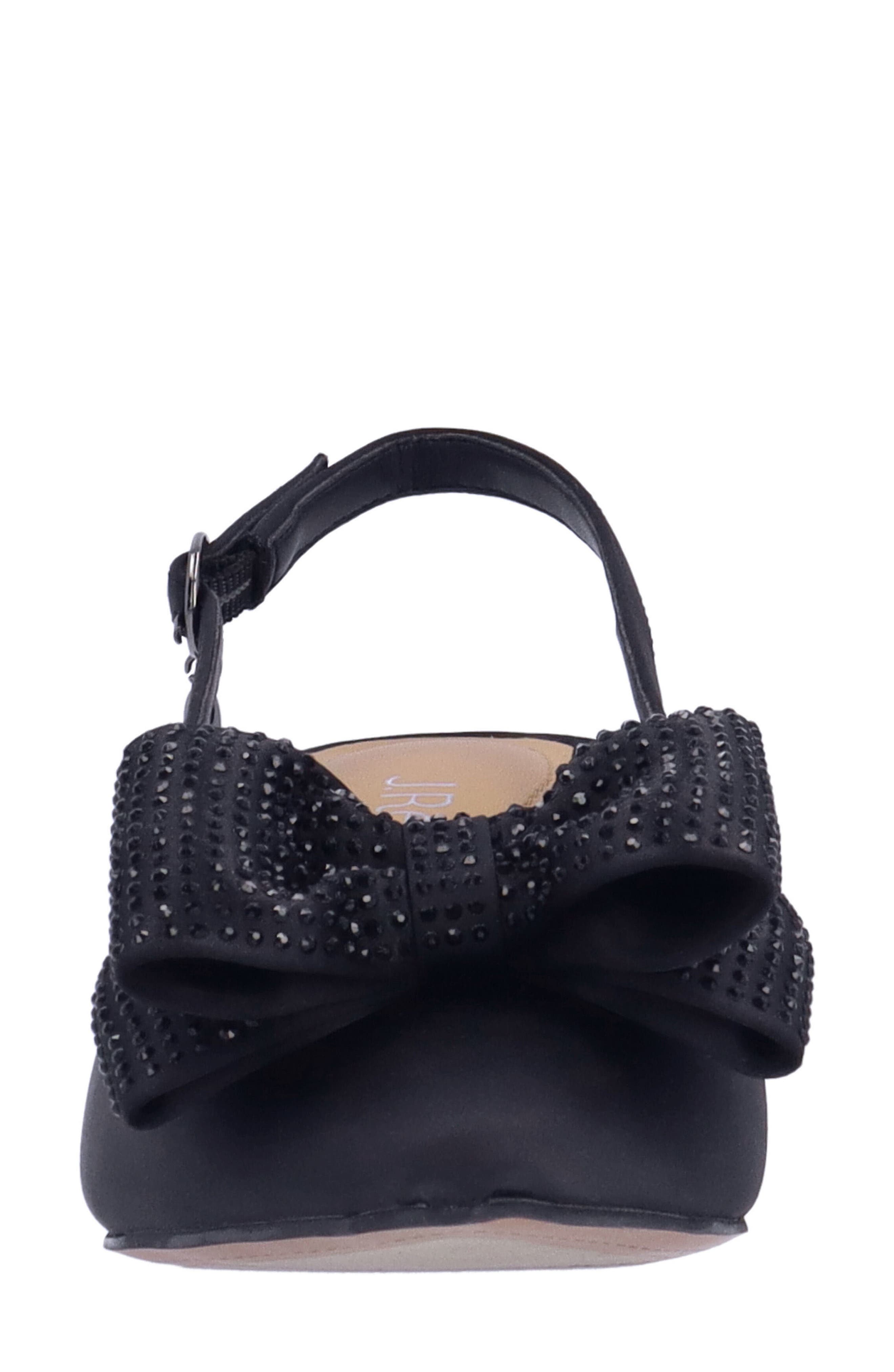 J. Reneé Weslee Slingback Pointed Toe Pump, Alternate, color, Black