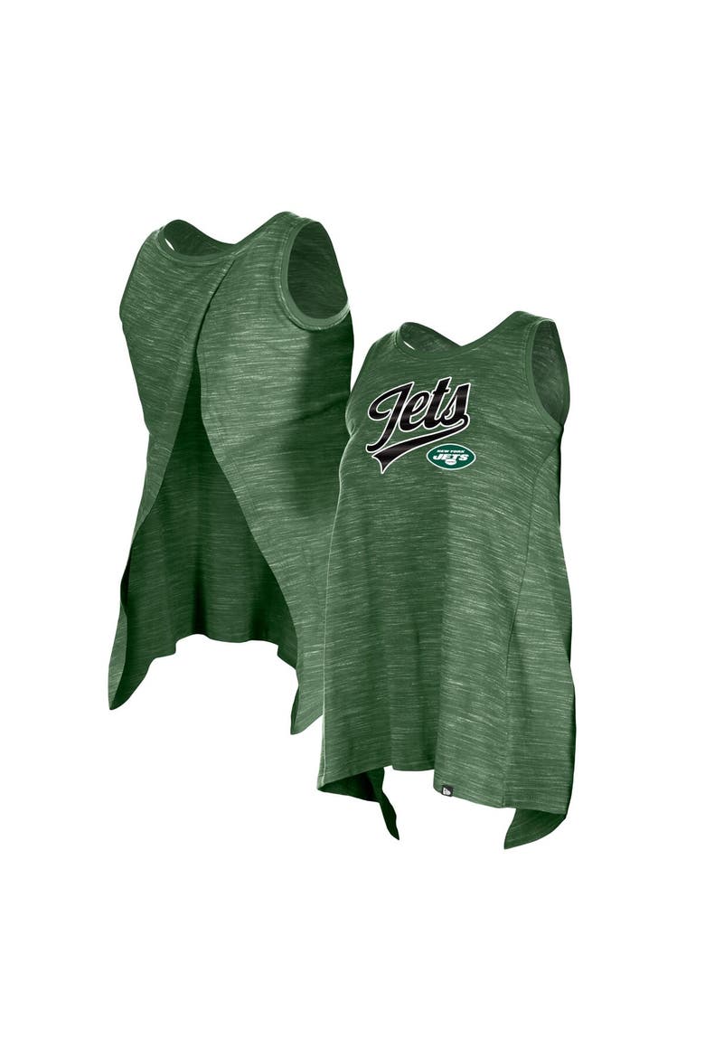 Women's New Era  Green New York Jets  Space Dye Active Tank Top, Main, color, Green