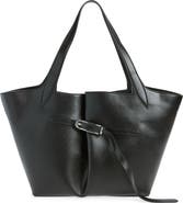LIFFNER Belted Leather Tote