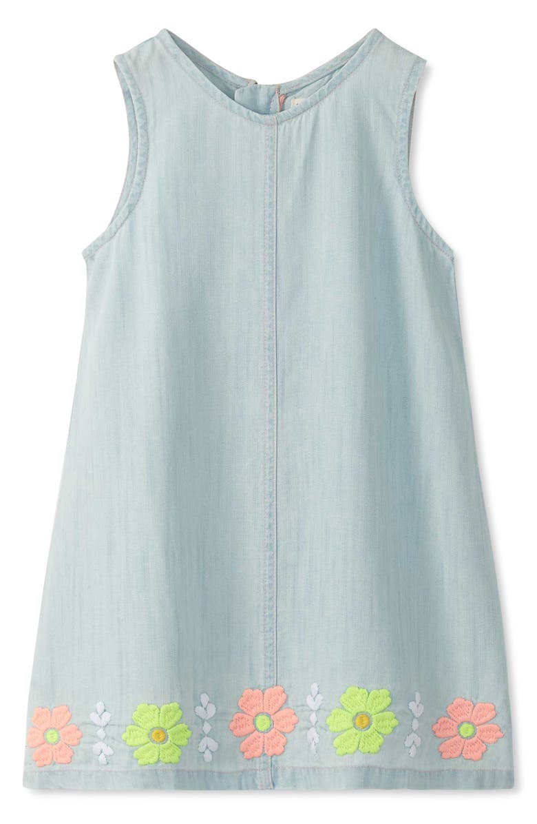Hatley Kids' Embroidered Flower Dress, Main, color, 