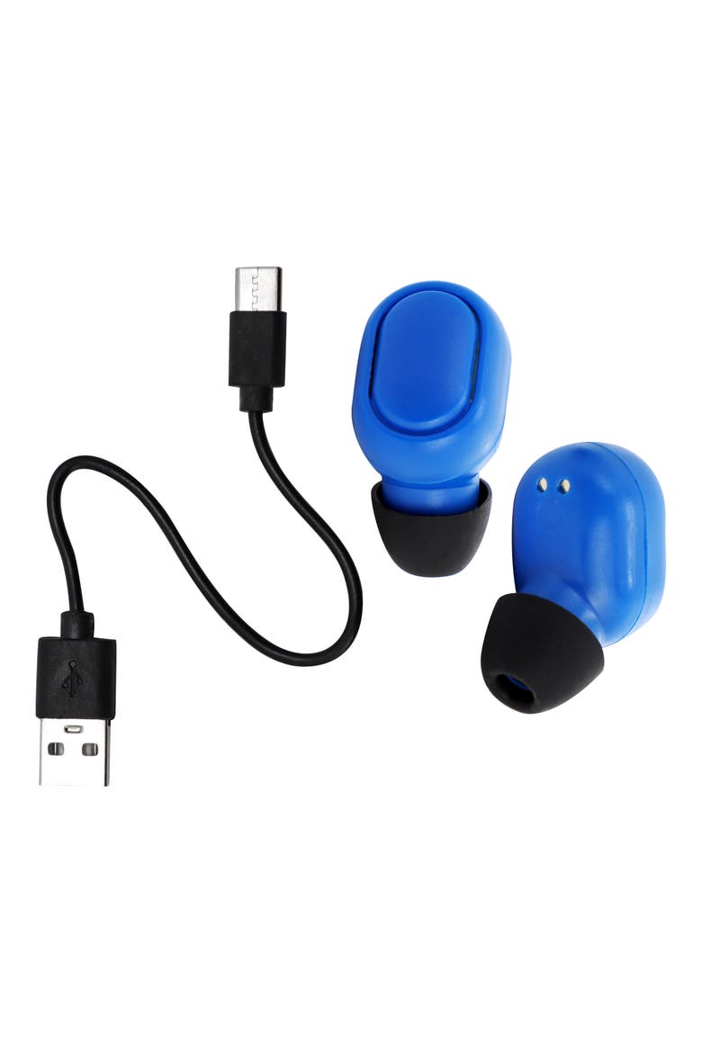 Sonic True Wireless Bluetooth Earbuds, Alternate, color, Blue