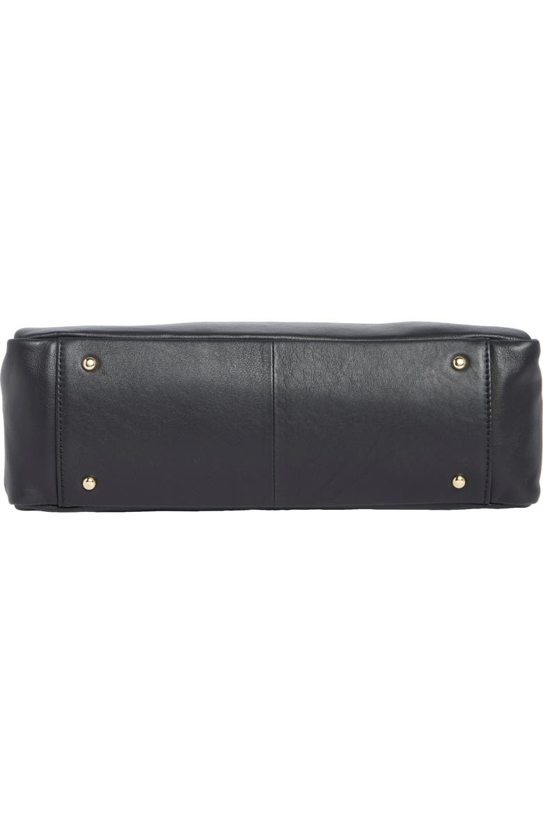 AIMEE Porto Triple Compartment East/West Shoulder Bag, Alternate, color, Black