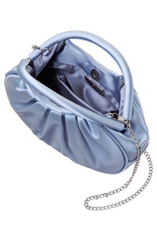 Nina Bren Top Handle Bag In Icy Blue