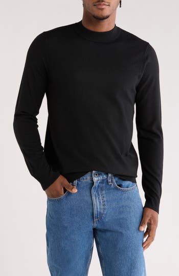 Abound Mock Neck Sweater In Black