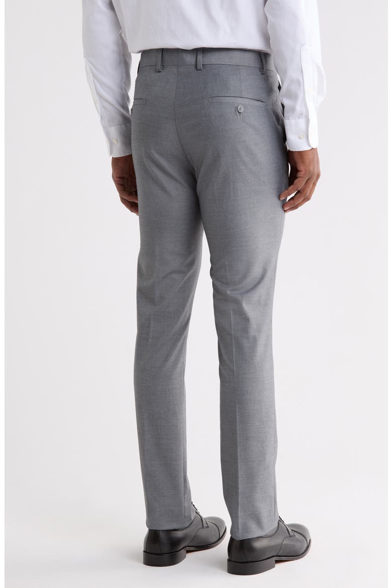 Skinny Fit Dress Pants, Alternate, color, MID GREY