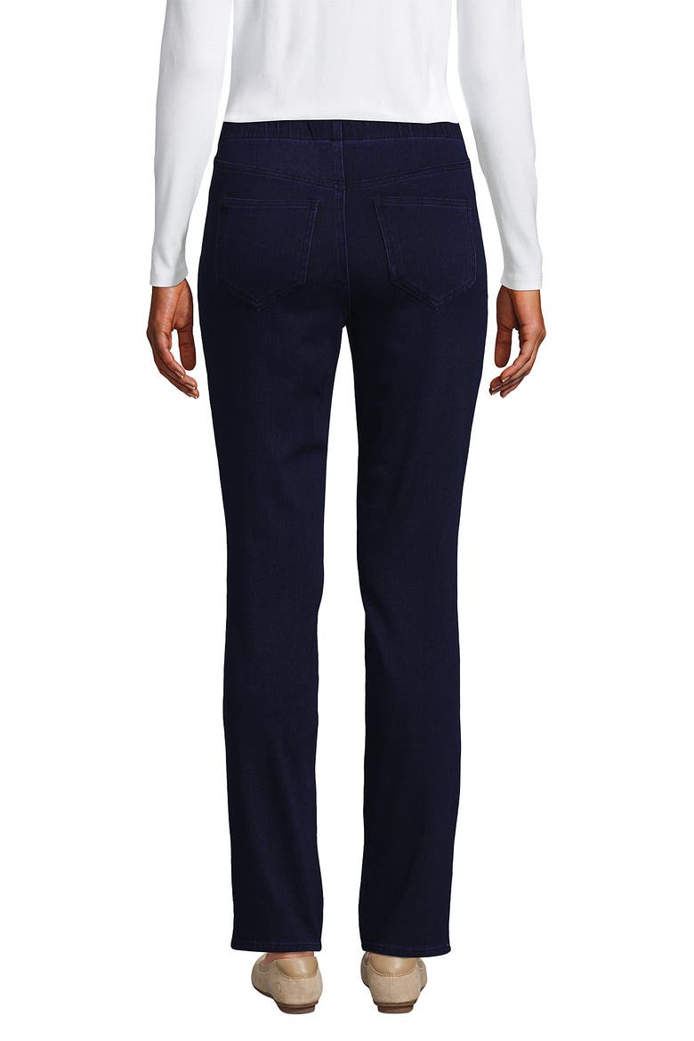Starfish High Rise Knit Denim Straight Jeans, Alternate, color, Dark Indigo