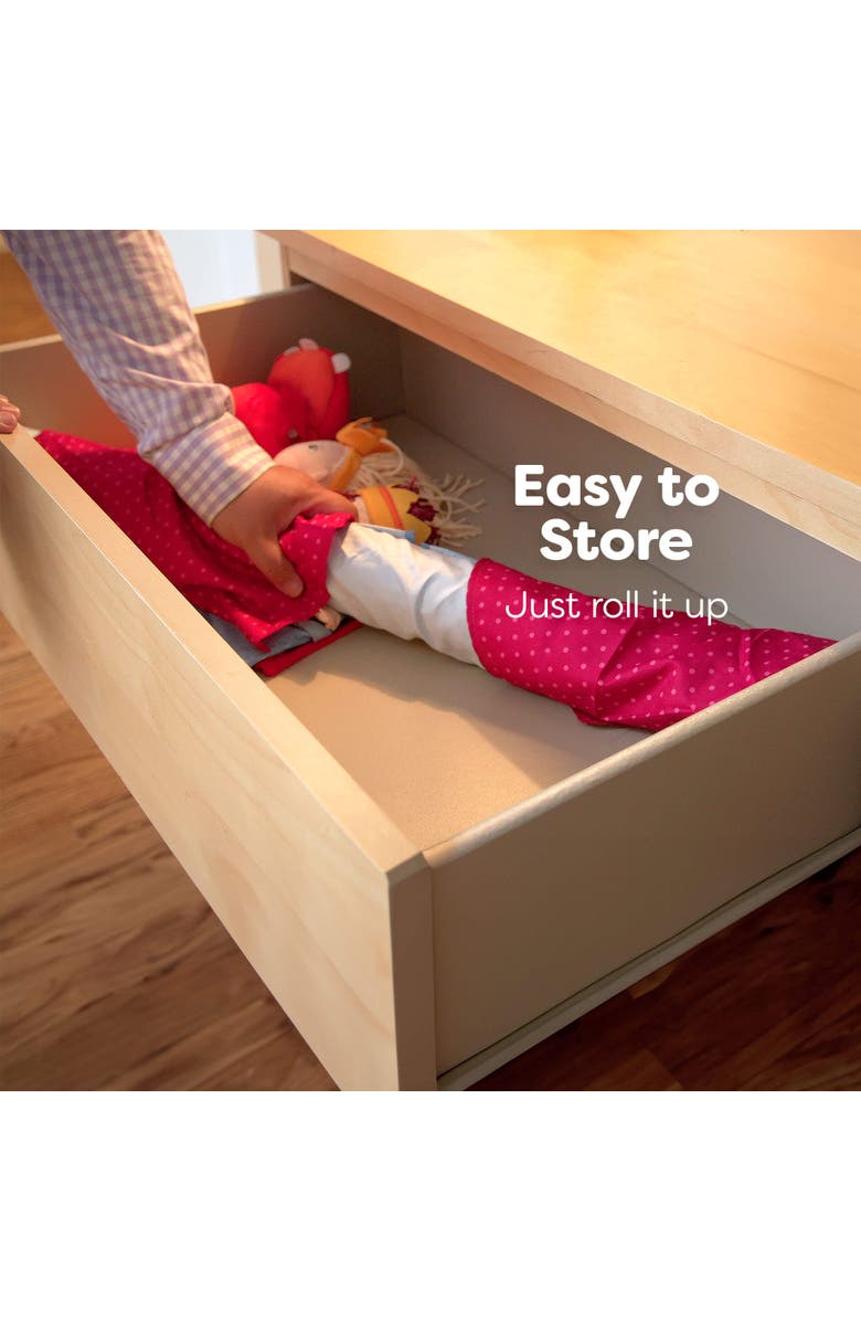 HABA Doorway Puppet Theater with 2 Eat-it-up Puppets, Alternate, color, Multi