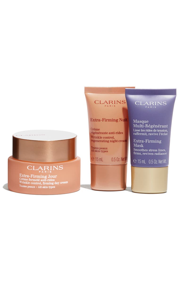 Clarins Extra-Firming & Smoothing Skin Care Starter Set USD $138 Value, Alternate, color, 