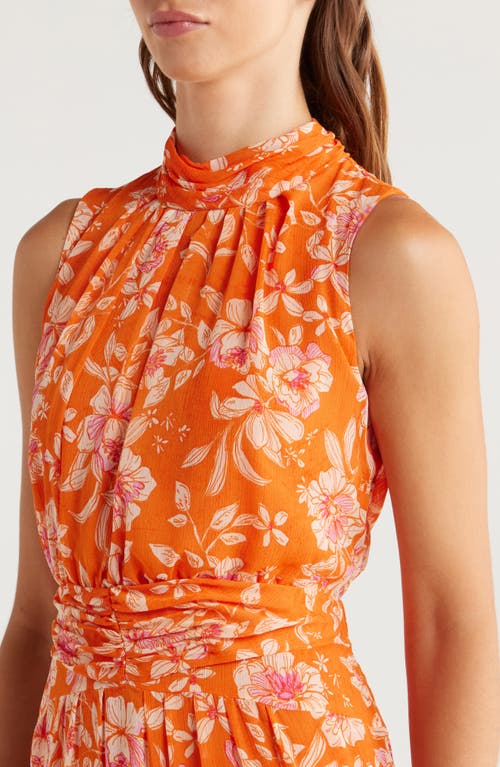 Halogen ® Floral Print Sleeveless Maxi Dress In Multi