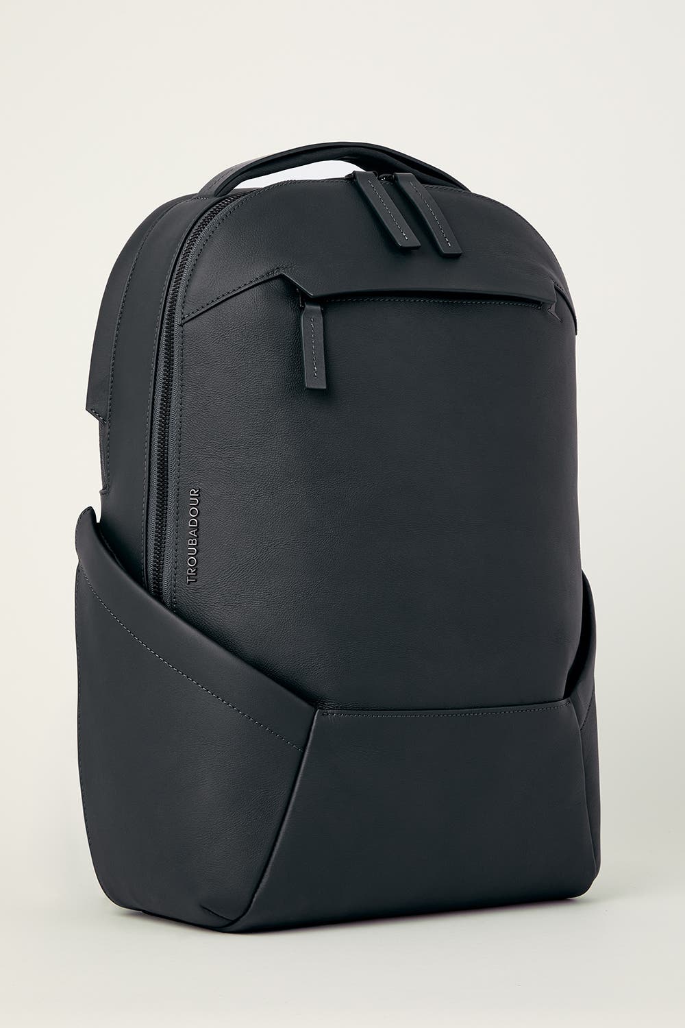 Troubadour Apex Leather Backpack, Alternate, color, Black