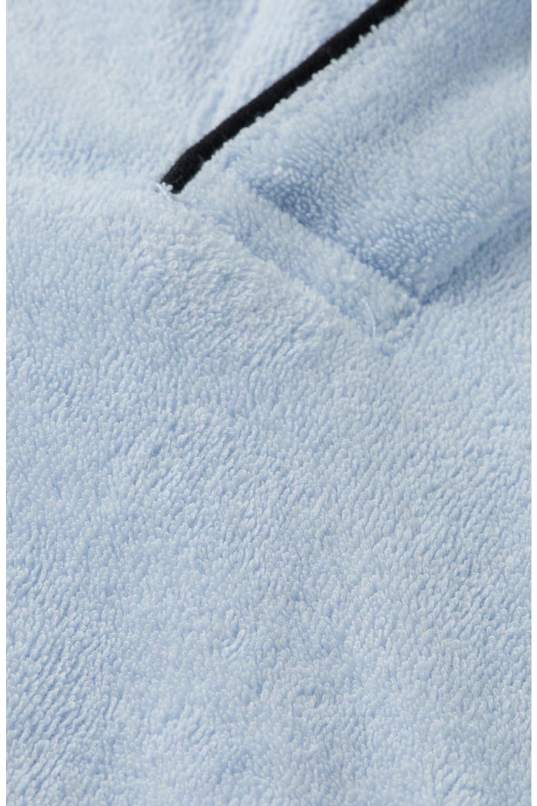 Towelling Cotton Terry Polo, Alternate, color, LIGHT SHIRTING BLUE