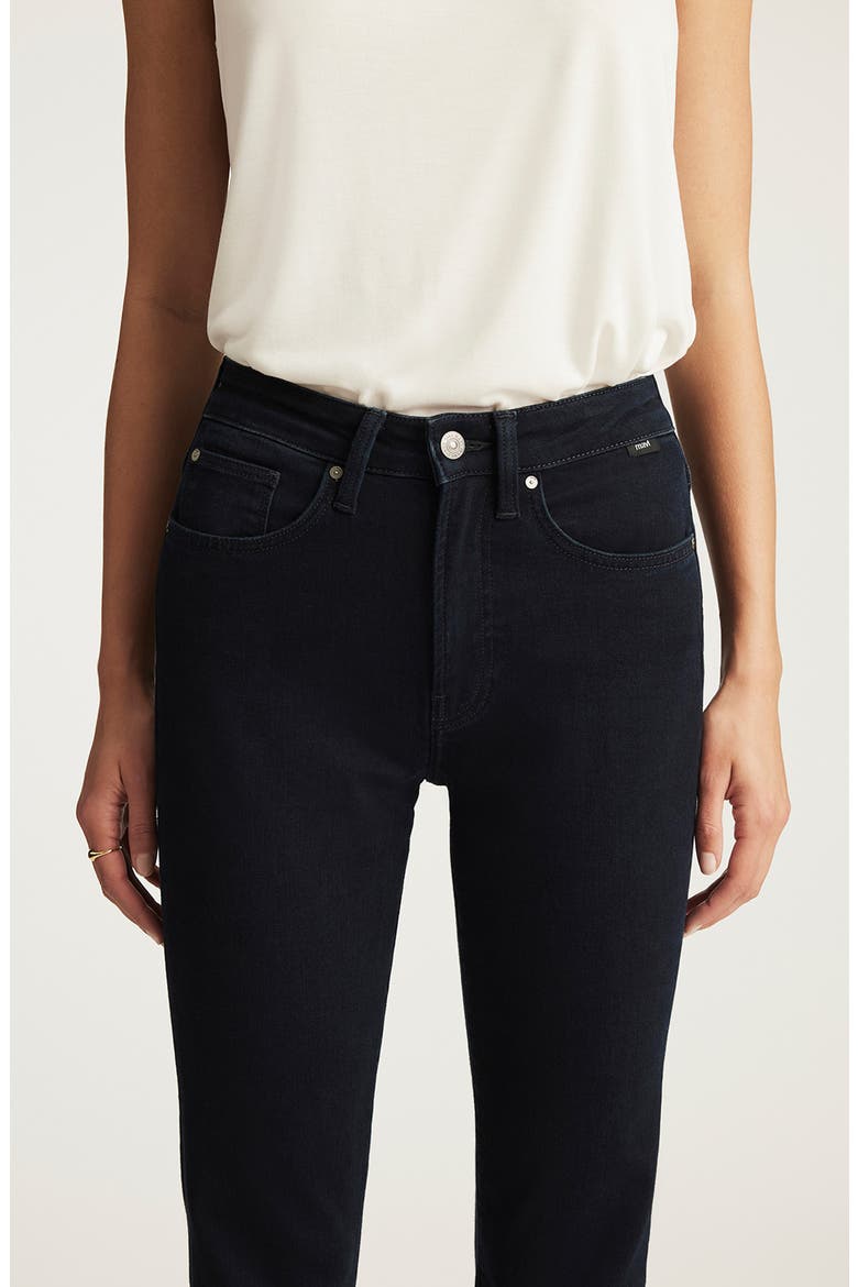 Anika Mid Waist Crop Flare Jeans, Alternate, color, INK FLEX BLUE