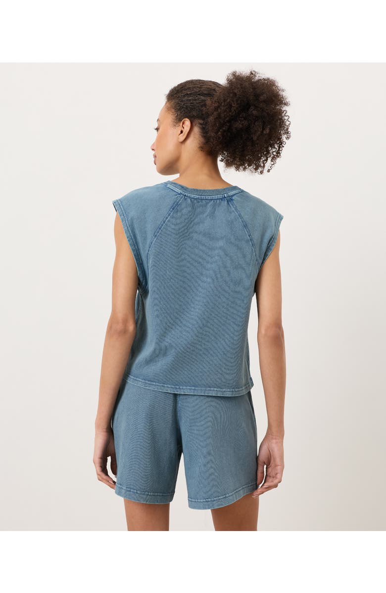 Pact Organic Cotton Weekends Raglan Muscle Tee, Alternate, color, Washed Wedgewood Blue