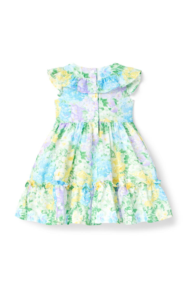 Janie and Jack The Spring Garden Dress, Alternate, color, Green