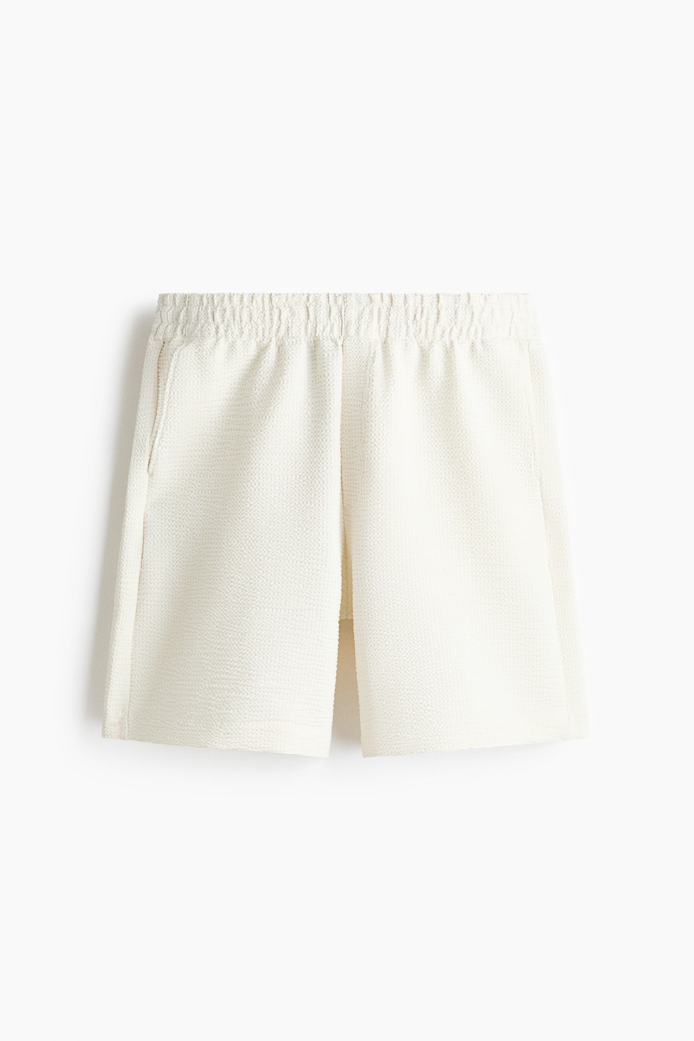 Relaxed Fit Waffled Shorts - image 3