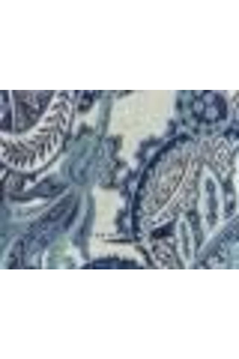 Georgette Button Front Tunic, Alternate, color, BLUE SEAFOAM PAISLEY