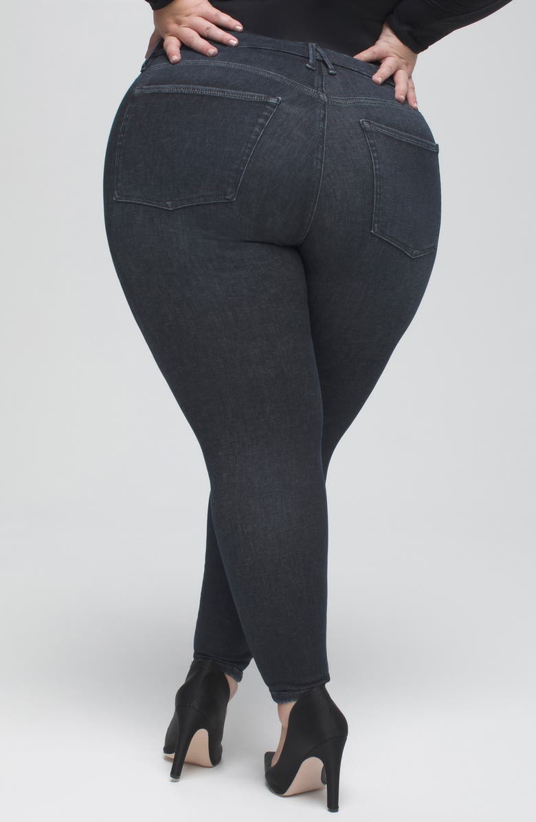 Good American Always Fits Skinny Jeans, Alternate, color,